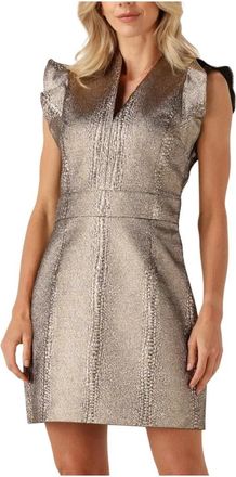 Kudibal Copenhagen Kleedjes, Dames, Geel, M, Ditta Mini Dress