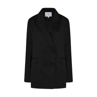 Dante6 Dames, Jassen, Zwart, Maat: L Satijn