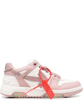 Off-white Out Of Office Arrow-motif low-top sneakers - women - Leather/Polyester/Rubber - 35