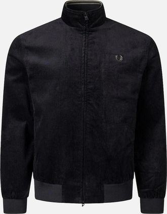Fred Perry Mens Fred Perry Cord Brentham Jacket Black - Size: 40/Regular