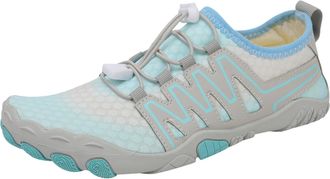 Generic Water Shoes Men Women Adult Quick-Dry Aqua Sock Barefoot for Beach Swim River Pool Lake Hiking Kayaking Surfing (Light Blue, 6)