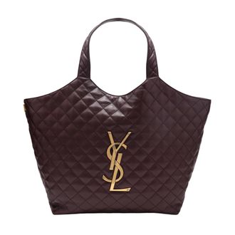 Saint Laurent Shoulder Bag - female - Saint Laurent - Shopping Bags - Red - ONE SIZE - Bags