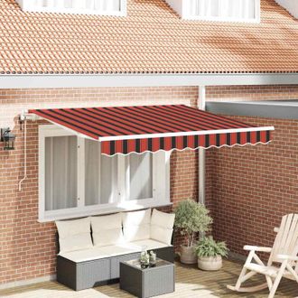 vidaXL Toldo Retr&aacute;ctil Naranja 300 X 200 Cm Tela Vidaxl