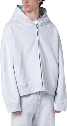 Entire studios Eternal Zip - Heren - Vesten met rits - Grijs - XL - Katoen - Hoodies & sweatvesten