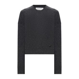 Victoria Beckham Maglione girocollo - - Knitwear - Donna - Grigio - L