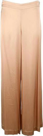 ottod'Ame Wijde Broek - Dames - Wijde Broeken - Bruin - L - Broeken
