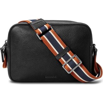Shinola Leather Camera Crossbody Bag in Black at Nordstrom
