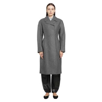 Jil Sander Melange Wool Coat