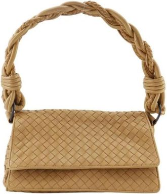 Bottega Veneta Pre-owned Fabric handbags - Dames - Vintage Handtas - Beige - ONE Size - Vintage
