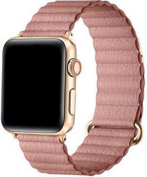 Posh Tech Riley Magnetic Leather Band for Apple Watch in Pink at Nordstrom