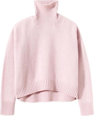 Plan C Maglia dolcevita M/L - Dames - Coltruien - Roze - S - Truien & Vesten
