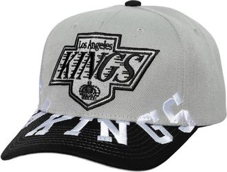 Mitchell & Ness Mens Mitchell & Ness Gray/Black Los Angeles Kings Underarch Two-Tone Pro Crown Snapback Hat in Silver at Nordstrom