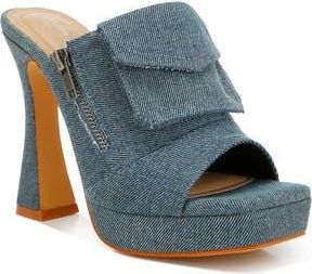 London Rag Celidih Denim Slide Sandal at Nordstrom Rack, Size 10