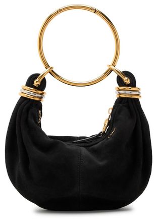 Chloé Bracelet Suede top Handle bag - Black - One Size