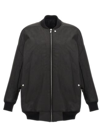 Rick Owens Black Jumbo Peter Flight Jacket