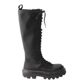 Dolce & Gabbana Women Boots - female - Dolce & Gabbana - Lace-up Boots - Black - 8 UK - Shoes