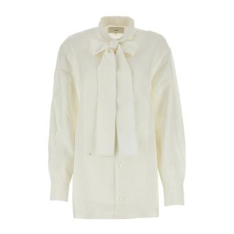 SETCHU Shirts, female, White, Size: L Kimono Shirt