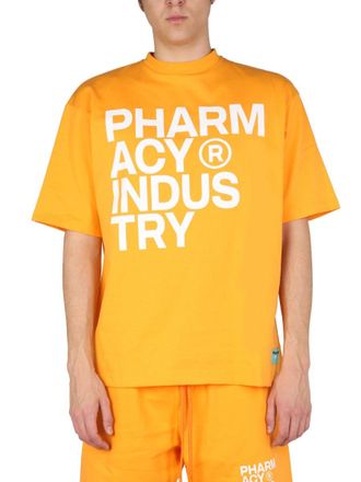 Pharmacy Industry Logo Print T Shirt