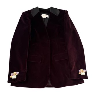 Genny Giacca di Velluto - - Jackets - Donna - Nero - 2XS
