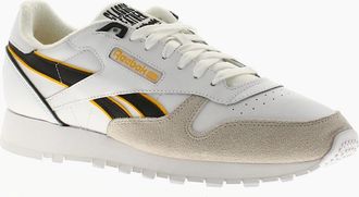 Reebok Mens Reebok Mens Trainers Classic Leather Lace Up white black UK Size - Multi - Size: 10.5