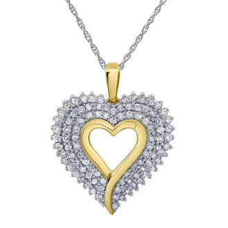 Grown Brilliance Sterling Silver 1.00 Carat Lab Grown Diamond Pendant Necklace for Women