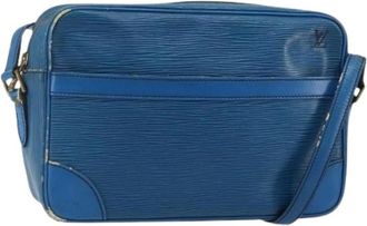 Louis Vuitton Tweedehands leren Louis Vuitton tassen - Dames - Vintage Schoudertas - Blauw - ONE Size - Vintage