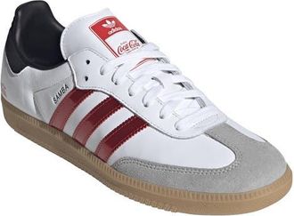 adidas x Coca-Cola Samba OG Sneaker in White/gum 3 at Nordstrom, Size 11.5