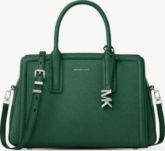 Michael Kors Laila Medium Leather Satchel