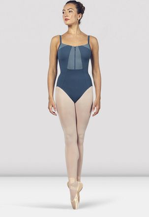 Bloch Ladies Vilette Zip Front Open Back Camisole Leotard, Dewberry