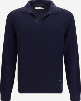 Brooksfield Cardigan con collo a scialle in lana vergine Man 50