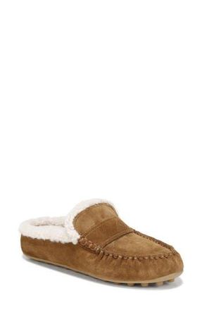 Vince Berkley Genuine Shearling Driving Loafer in Elmwood at Nordstrom Rack, Size 9.5