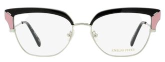 Emilio Pucci EP5147 Geometric Butterfly Eyeglasses - Black