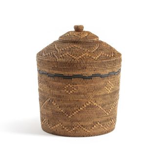 AM.PM Mand &Oslash;40 x H50 cm bamboe en gevlochten rotan, Brazil