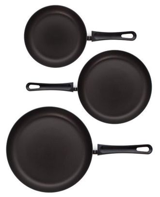 Scanpan Classic 3-Piece Skillet Set in Black at Nordstrom