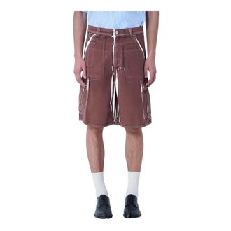 Marni Casual Shorts, male, Brown, Size: W32 Utility Cargo Shorts