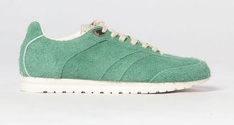 Paul Smith Shaggy Suede Leather Low Top Sneakers with Rear Logo Detail