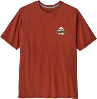 Patagonia Great Waves Responsibili-Tee T-Shirt f&uuml;r Herren | rot