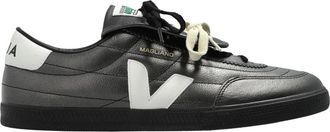 Veja Panenka Leren Sneakers - Heren - Sneakers - Zwart - 43 EU - Katoen - Schoenen