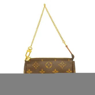 Louis Vuitton Brown Pouch (Pre-Owned)