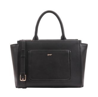 Paul Costelloe Womens Shinano Leather Multi Way Bag - Black - One Size