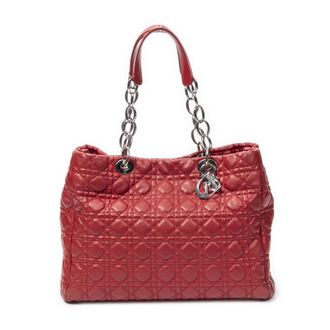 Dior Pre-owned Womens Soft Shopping Tote Shoulder Bag - Red - One Size