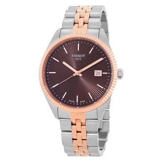 Tissot Ballade Quartz Brown Dial Mens Watch T1564102229101