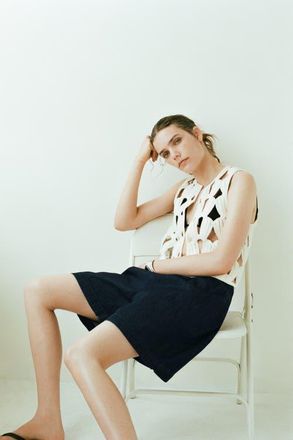 H&M Denim Pull-on Shorts in Dark Denim Blue at Nordstrom, Size Xx-Small