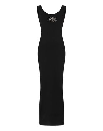 Philipp Plein Maxi Tank Dress Signature