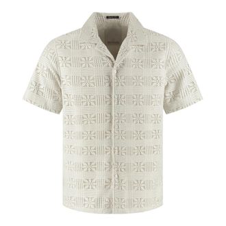 Dstrezzed Dstrezzed - T-shirts met korte mouwen - Heren - Overhemden - Beige - Maat: M
