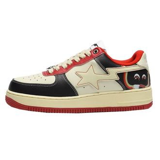 Generic Couple Casual whiteboard Shoes Fashionable Versatile Comfortable Shock Absorbing Outdoor Casual Sneakers (Khaki,6.5)