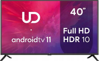 OEM Ud Tv De 40 Pulgadas Full Hd Android Smart Tv Wifi Netflix Youtube Negro