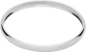 Pompeii3 Heavy Weight 6MM Silver Plated Bangle