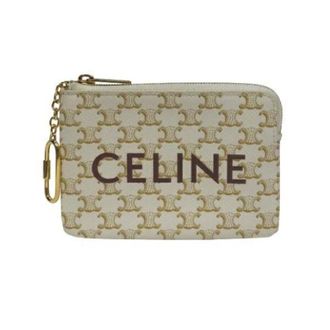 Celine Pre-owned Accessories, female, Beige, Size: ONE SIZE Pre-owned Triomphe Canvas Coin Case