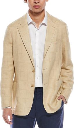 Todd Snyder Todd Snyder Windowpane Linen-Blend Sport Coat